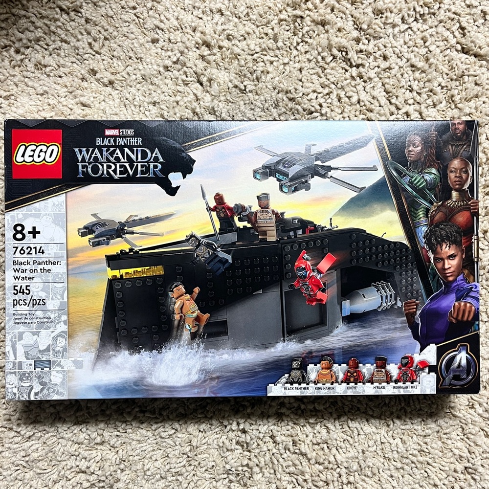 💫NIB LEGO Marvel Black Panther: Wakanda Forever War on the Water 76214